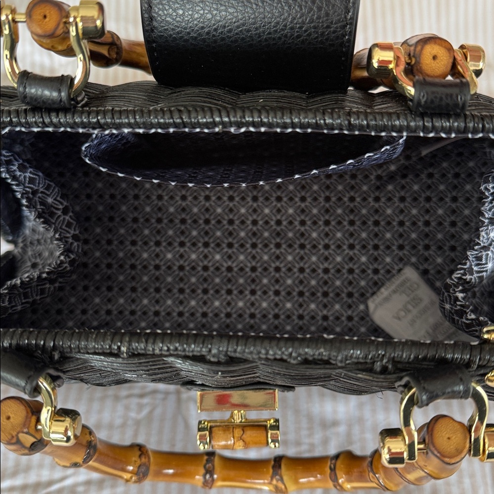 LILLY PULITZER Leena Top Handle Bag in Black - Picture 11 of 13